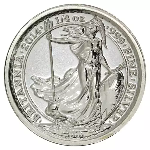 Royal Mint UK 1/4oz Silver Britannia - Backdated (3)