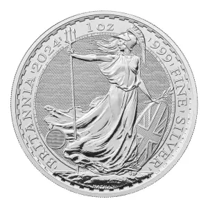 Royal Mint UK 1oz Silver Britannia - 2024 (3)