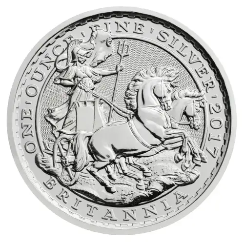Royal Mint UK 1oz Silver Britannia 20th Anniversary Chariot 2017