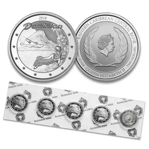 Scottsdale Silver 1oz Coin - Dominica 2018