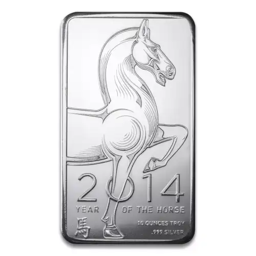Silver Bar - Misc 10 oz Lunar Series Bar (2)