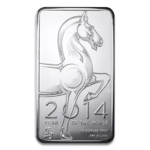 Silver Bar - Misc 10 oz Lunar Series Bar (2)
