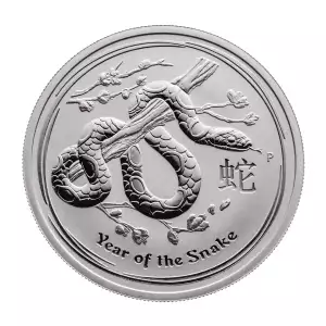 1/2oz Australian Silver Lunar Year of the Snake - 2013