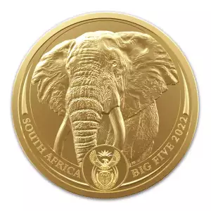 South African Gold Elephant Coin, 1 oz - Misc. Dated (3)