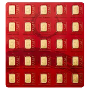 PAMP Suisse 2026 Gold Horse Multi Gram Sheet, 25 x 1 gram  (5)