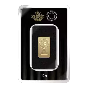 Royal Canadian Mint Gold Bar, 10 gram