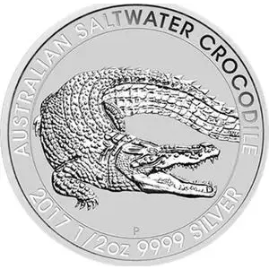 Australian 1/2oz Silver Saltwater Crocodile - 2017