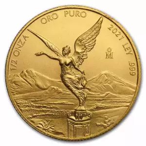 Mexican Gold Libertad, 1/2 oz - Backdated (2)
