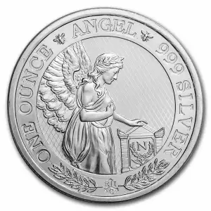 1oz Silver Coin - St. Helena, Angel - 2021