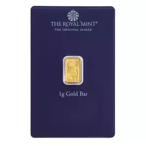 Royal Mint Refinery Gold Bar, 1 gram - Best Wishes