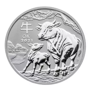 1/2oz Australian Silver Lunar Year of the Ox - 2021