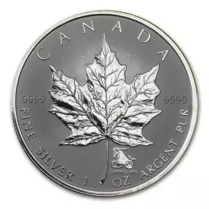 RCM Zodiac Privy 1oz Silver Maple Leaf, Capricorn - 2004