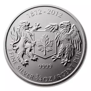 3/4 oz RCM Silver War of 1812 - 2012 (2)