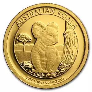Australian Gold Koala, 1/10 oz - Misc. Dated (3)