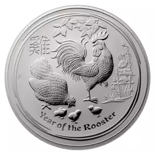 Australian 1 Kilo Silver Year of the Rooster - 2017