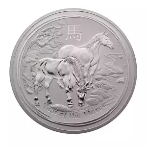 Australian 1 Kilo Silver Year of the Horse - 2014