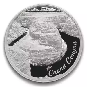 2 oz High Relief Silver Round - Grand Canyon (3)