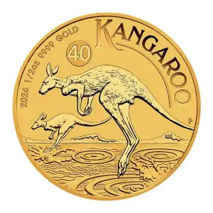 Australian Gold Kangaroo, 1/2 oz - 2026 (2)