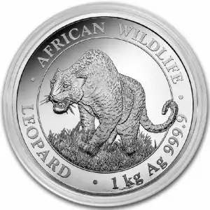 Somalian 1 Kilo Silver Leopard - 2023 (2)