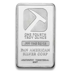 Misc. Minted Silver Bar, 1/4 oz (2)