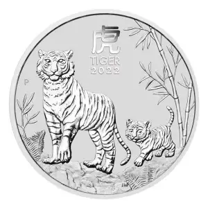 Australian 1 Kilo Silver Year of the Tiger - 2022