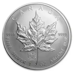 RCM Lunar Privy 1oz Silver Maple Leaf, Dog - 2006 (2)