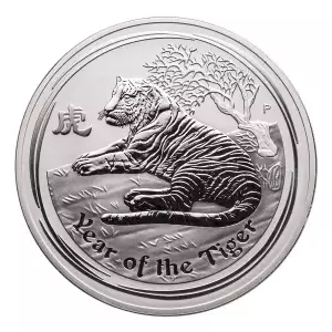 Australian 1 oz Silver Year of the Tiger - 2010