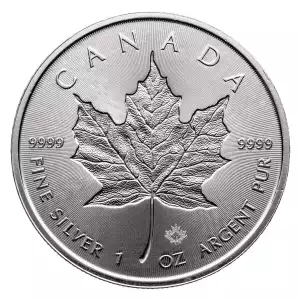 RCM 1oz Silver Maple Leaf Double Incused - Misc. Dated (5)