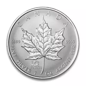 RCM Lunar Privy 1oz Silver Maple Leaf, Dragon - 2000