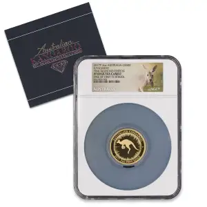 Australian Kangaroo Gold Coin Pink Diamond Edition , 2 oz - 2017 (4)