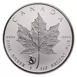 RCM Lunar Privy 1oz Silver Maple Leaf, Monkey - 2016 (2)