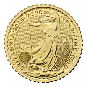 UK Gold Britannia 1/10 oz - 2025 (2)