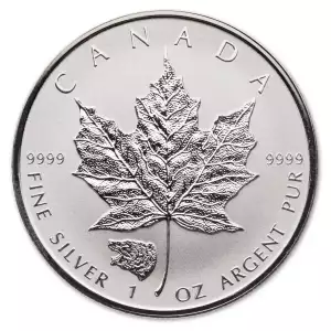 RCM Privy 1oz Silver Maple Leaf, Grizzly - 2016