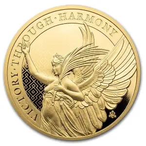 St. Helena Gold Coin, Victory Through Harmony - 2021