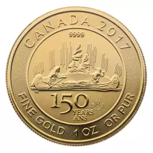 RCM 1oz Gold Canada 150 Voyageur - 2017 (4)