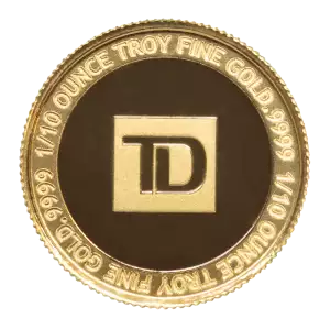 Misc Minted Gold Round, 1/10 oz