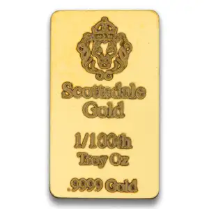 Misc. Minted Gold Bar, 1/100 oz (4)