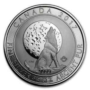 3/4 oz RCM Silver Wolf Moon - 2017 (2)