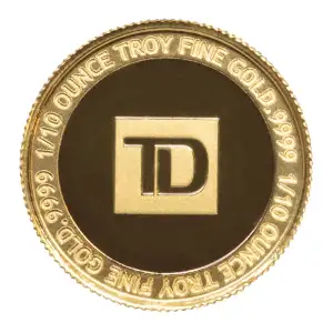 Misc Minted Gold Round, 1/10 oz (3)