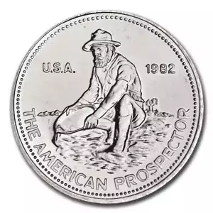 1oz Silver Round - Engelhard Prospector - Misc. Dated