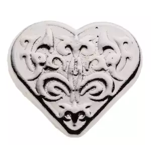 Beaver Bullion - 2 oz Silver Heart (2)