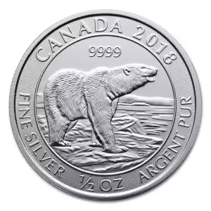 1/2 oz RCM Silver Polar Bear - 2018 (3)