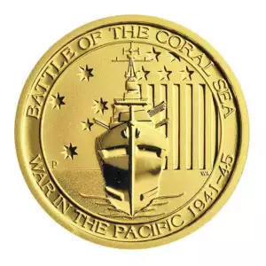 Australian Gold Battle of the Coral Sea, 1/4 oz - 2015 (2)