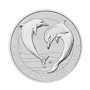 Australian 1.5 oz Silver Bottlenose Dolphin - 2019