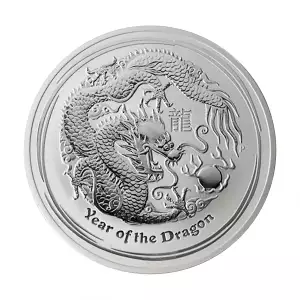 Australian 10oz Silver Year of the Dragon - 2012 (2)