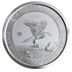 1.25 oz RCM Silver Canadian Bald Eagle - Misc Dated (3)