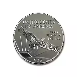 United States Platinum Eagle 1/4 oz - Backdated (2)