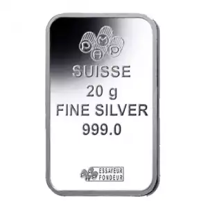 Misc. Minted Silver Bar, 20 gram (2)