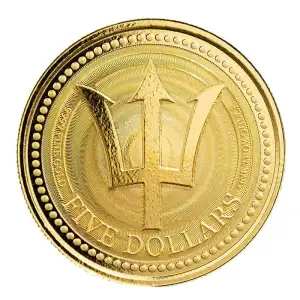 Barbados Trident Gold Coin 1 oz. - Misc Dated (3)