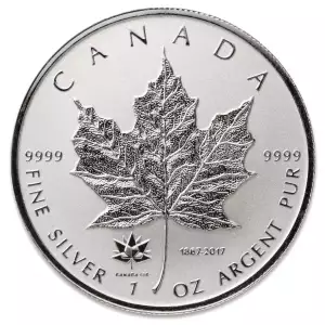 RCM Privy 1oz Silver Maple Leaf, Canada 150 - 2017 (2)